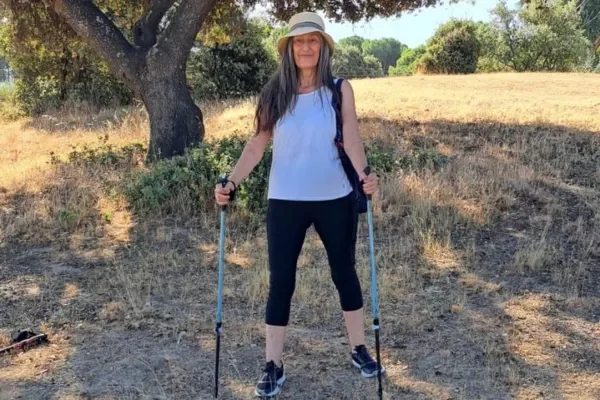 Carmen Fongasca marcha nórdica